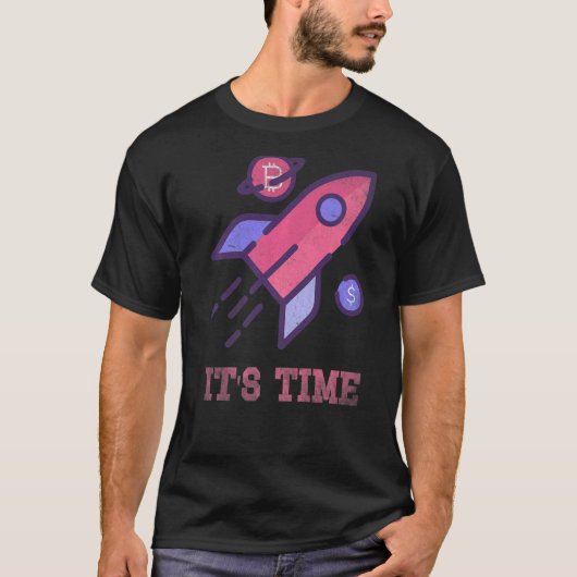 計画B Bitcoin Cryptoレトロヴィンテージ Tシャツ (正面)
