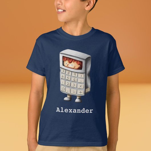 計算おもしろい子の数式 Tシャツ