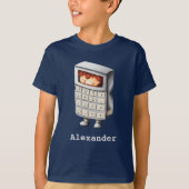 計算おもしろい子の数式 Tシャツ (正面)