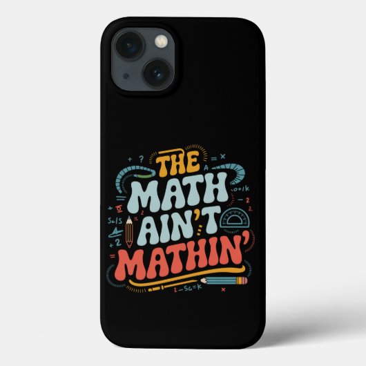 計算が合わない数学教師 Case-Mate iPhoneケース (裏面)
