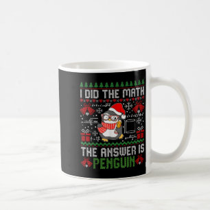 計算してみた 答えはペンギン クリスマスマット コーヒーマグカップ