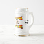 計算します何かをマグは行きます ビールジョッキ (正面右)