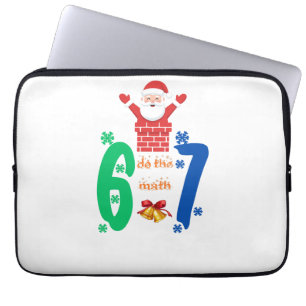 計算しろ 67 メメクリスマス ラップトップスリーブ