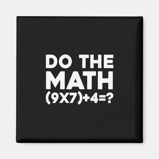 計算しろ 67 メメ 1  マグネット (正面)
