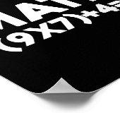 計算しろ 67 メーム 1  ポスター (角)