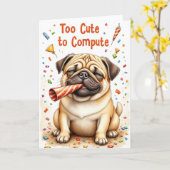 "計算するには可愛すぎる"あいさつおもしろいき カード (黄色い花)