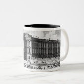 計算のために造られるTrautson宮殿の眺め ツートーンマグカップ (正面右)