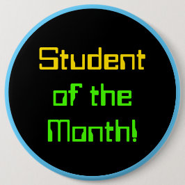 計算のテーマの"月の学生!" ボタン 缶バッジ