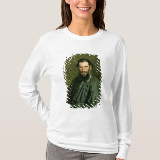 計算のレフNikolaevich Tolstoy 1873年のポートレート Tシャツ (正面)