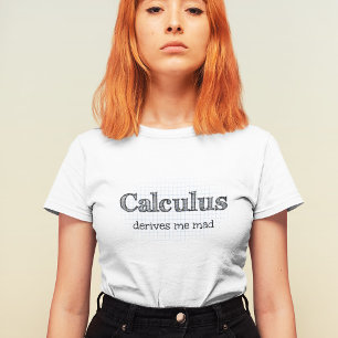 計算の派生Me不機嫌演算引用文 Tシャツ