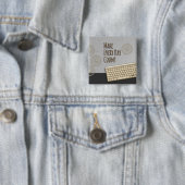 計算をダークグレーに毎日して下さい 缶バッジ (インサイチュ)