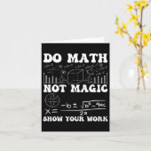 計算をマジックではなく数学で 見せて 数学の宿題 学校に戻ろう カード (黄色い花)