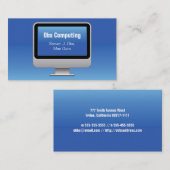 計算カードを監視して下さい 名刺 (正面/裏面)