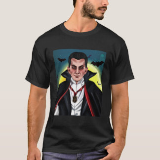 計算ドラキュラハロウィン Tシャツ