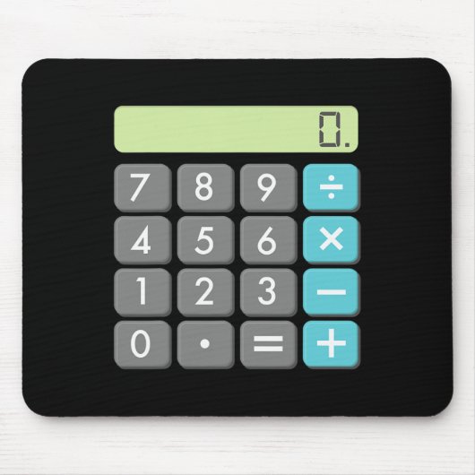 計算ハロウィーン仮装Mathギークカッコいい怖 マウスパッド (正面)