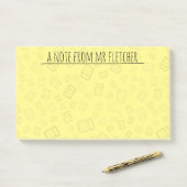 計算パタパーソナライズされたーンの注記 ポストイット (デスク)