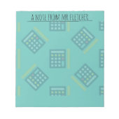 計算パーソナライズされた者の計算後のメモ ノートパッド (正面)