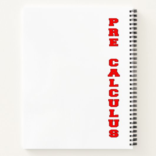 計算前 ノートブック (裏面)