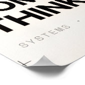 計算思考 抽象幾何学システム ポスター (角)