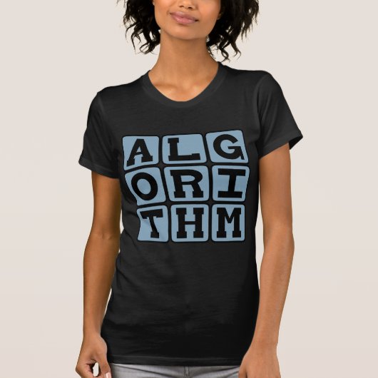 計算手順アルゴリズム Tシャツ (正面)