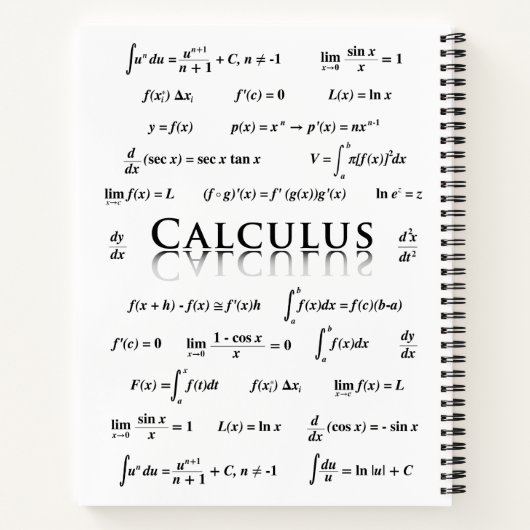 計算方程式 ノートブック (裏面)