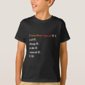 計算機おもしろい科学コーダプログラマ機能 Tシャツ (正面)