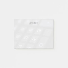 計算機の数鍵 ポストイット