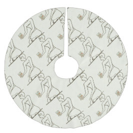 「計算機を持つ会計士を殴る」 ブラッシュドポリエステルツリースカート