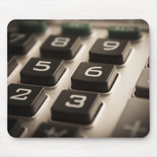 "計算機クローズアップ" マウスパッド (正面)