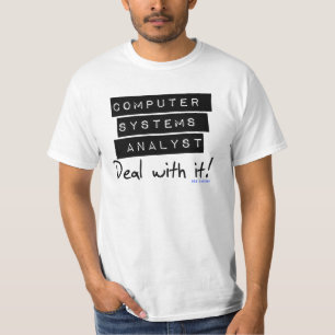 計算機システムの分析者ファンのティー Tシャツ