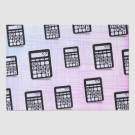 計算機会計士ハートピンクブルーパープル 薄葉紙