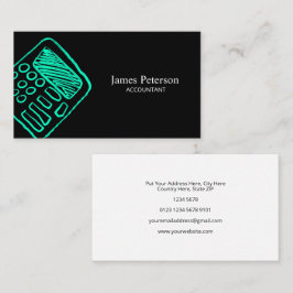 計算機手書き |黒 名刺