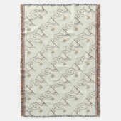 計算機持ちの会計士くしへ スローブランケット (正面縦)