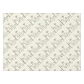 計算機持ちの会計士くしへ テーブルクロス (正面(横))