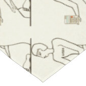 計算機持ちの会計士くしへ テーブルクロス (アングル)