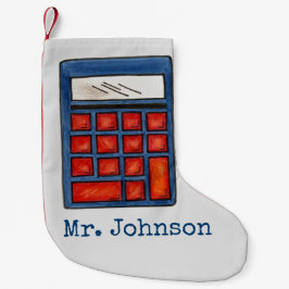 計算機数学クラス先生教育学校 スモールクリスマスストッキング