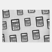 計算機Accountantハートラップ紙 ラッピングペーパーシート (正面)