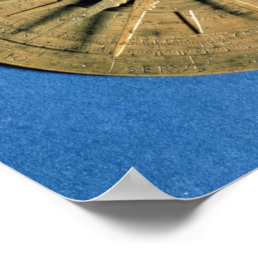 計算用のアストロラベ占星術,ヨーロッパ ポスター (角)