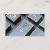 計算鍵の終了 名刺 (裏面)