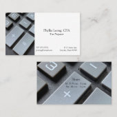 計算鍵の終了 名刺 (正面/裏面)