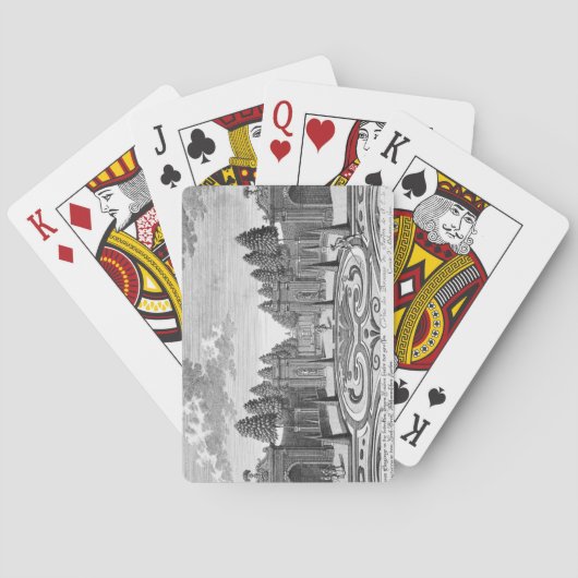 計算Althan、「Vorstelからのウィーンの庭、 トランプ (裏面)