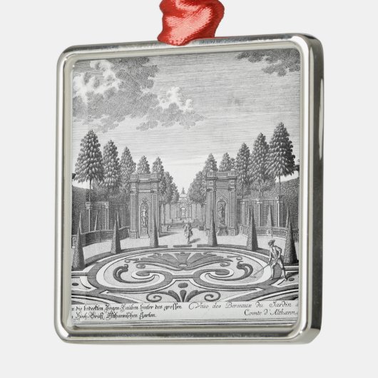 計算Althan、「Vorstelからのウィーンの庭、 メタルオーナメント (左)