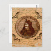 計算Vladドラキュラ ポストカード (正面/裏面)