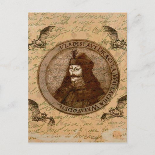 計算Vladドラキュラ ポストカード (正面)