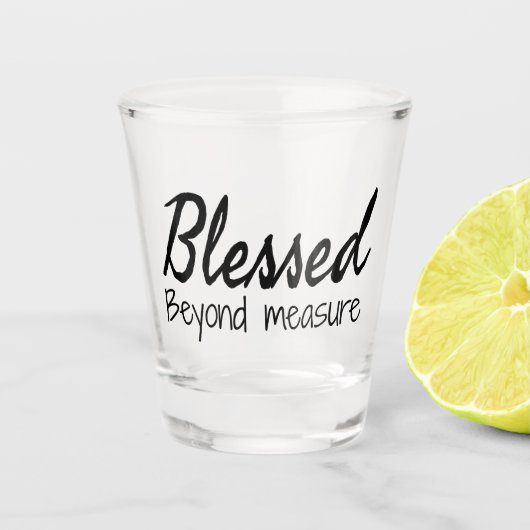 計賛美外の ショットグラス (正面)