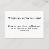 計量に関する共通の意思決定 名刺 (正面)