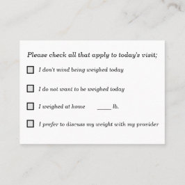 計量に関する共通の意思決定 名刺