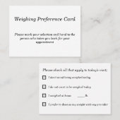 計量に関する共通の意思決定 名刺 (正面/裏面)