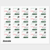 計量カップの注ぐ雪片のクリスマスのベーキング スクエアシール (シート)