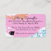 計量カップスプラッシュベーカリーベーキングパティシエ 名刺 (裏面)